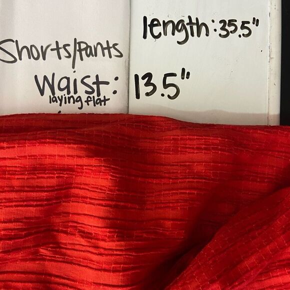 Lulus Womens Maxi Skirt Red Size Small Midsummer Memories Boho Textured Festival - Picture 9 of 9